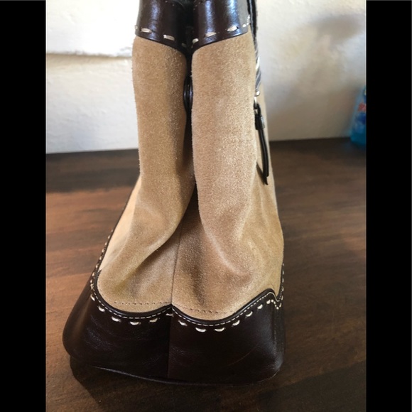 Coach Suede Handbag - Picture 14 of 15